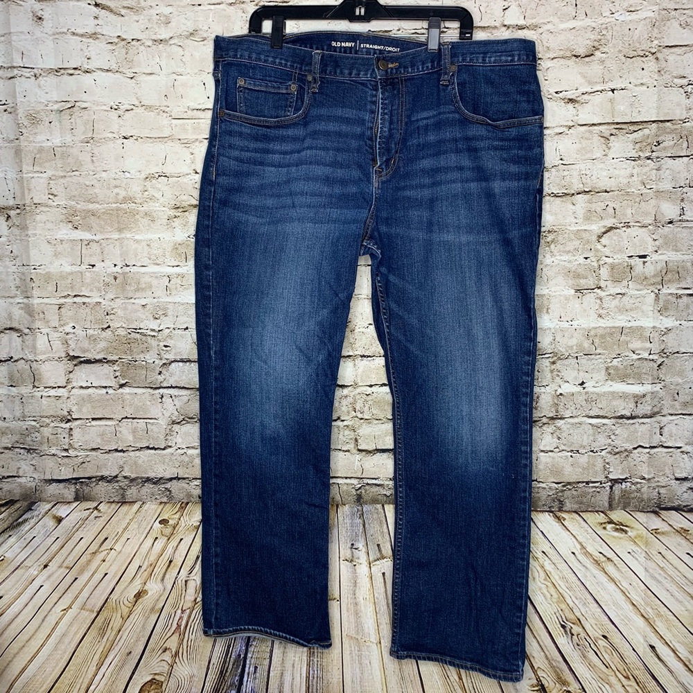Old Navy straight dark wash jeans